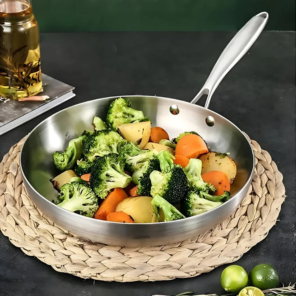Stainless Steel Frying Pan - Image 3