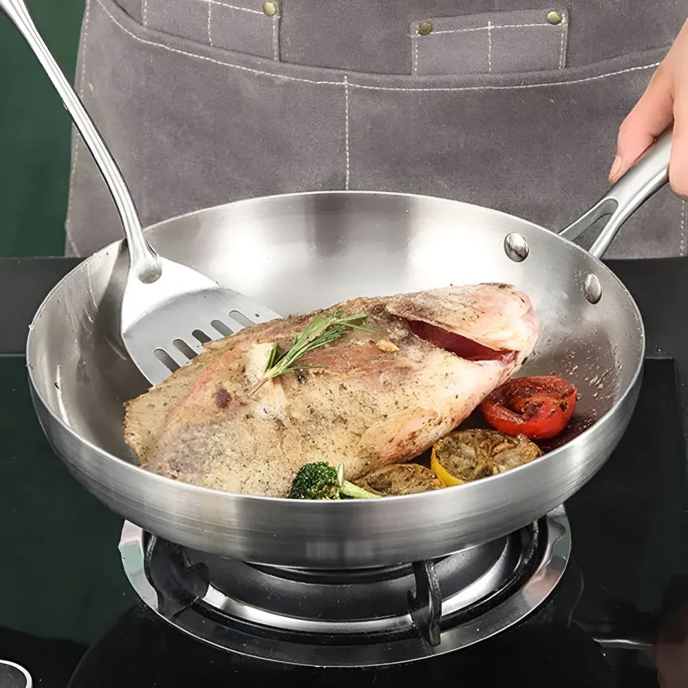 Stainless Steel Frying Pan - Image 4
