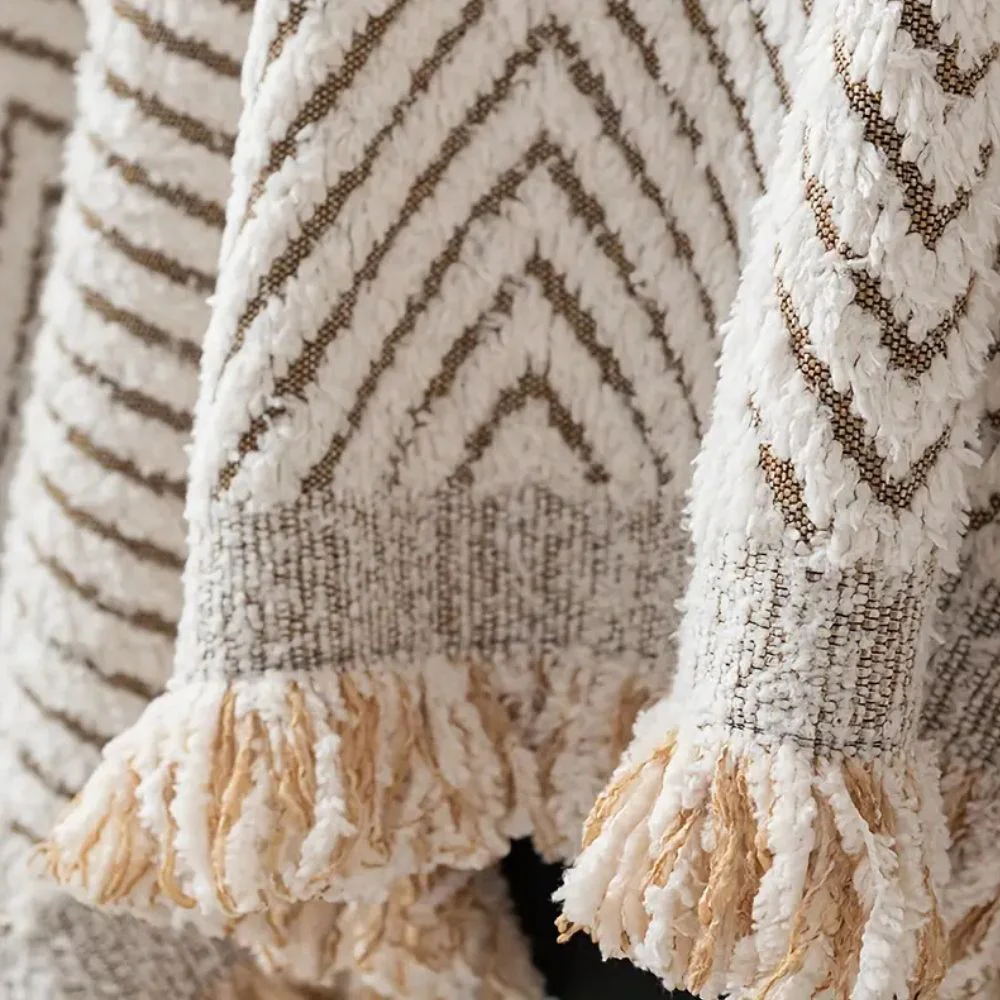 Stripe Herringbone Sofa Cover - Image 5