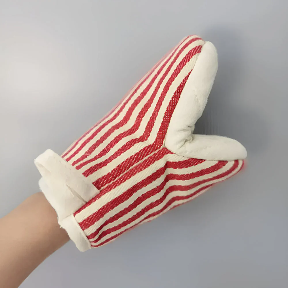 Striped Heat-Resistant Kitchen Mitts - Image 11