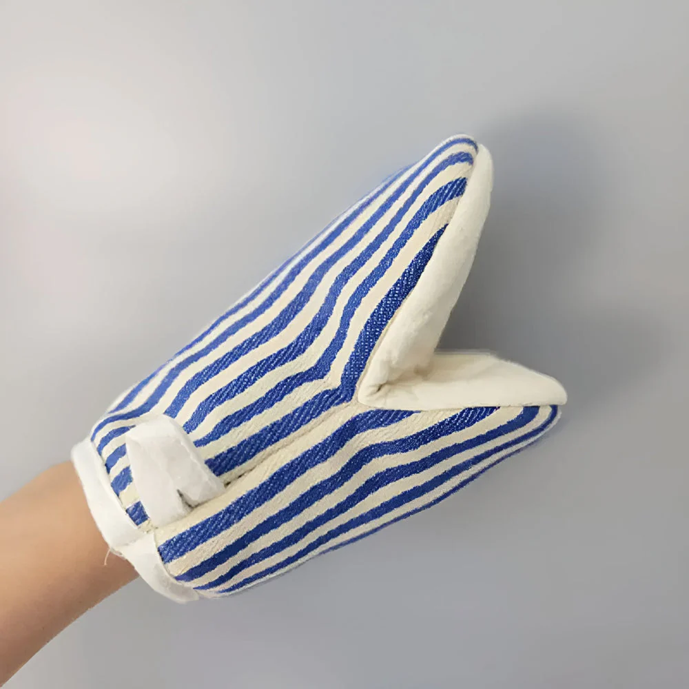 Striped Heat-Resistant Kitchen Mitts - Image 12