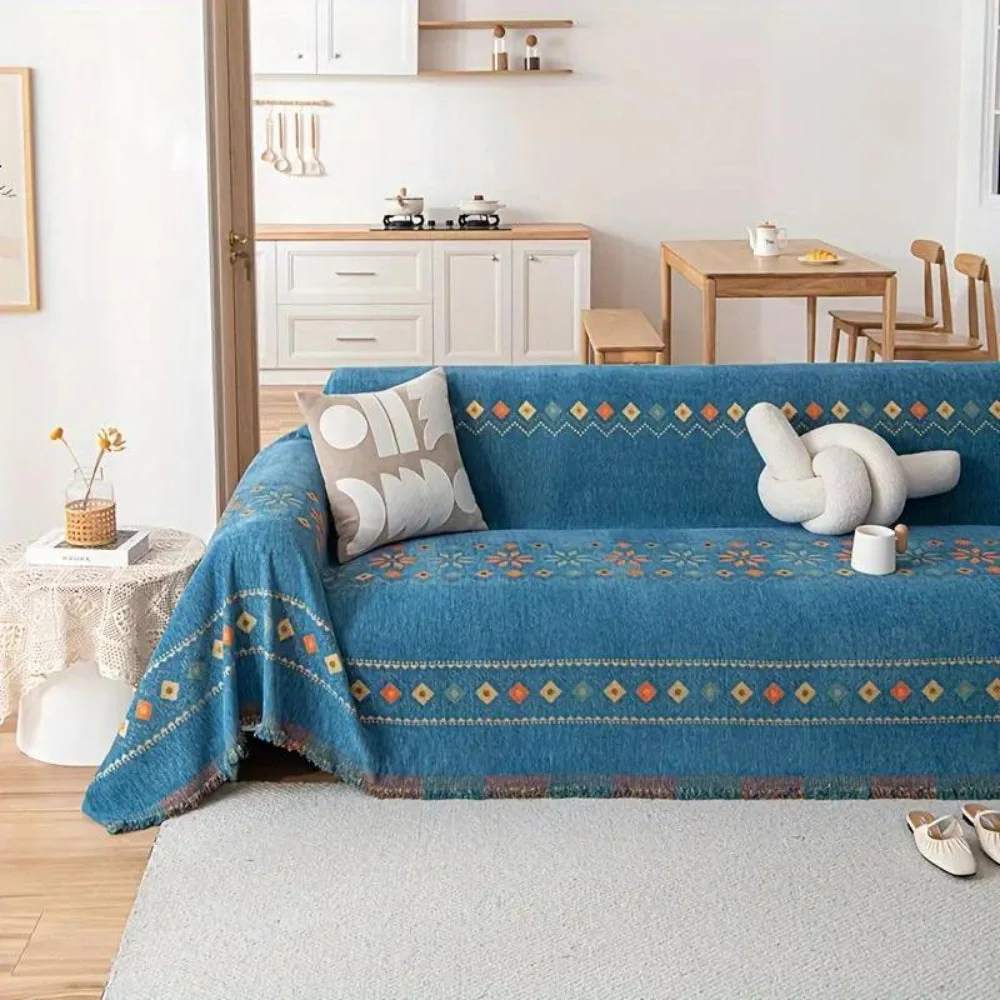 Stylish Boho Sofa Cover - Image 2