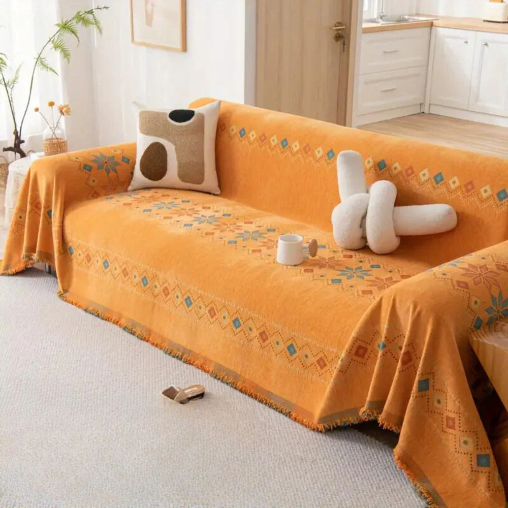 Stylish Boho Sofa Cover - Image 8