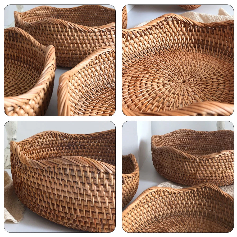 Stylish Handwoven Rattan Basket - Image 5