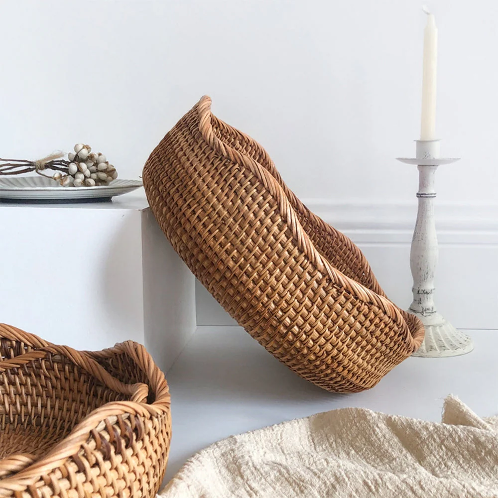 Stylish Handwoven Rattan Basket - Image 6