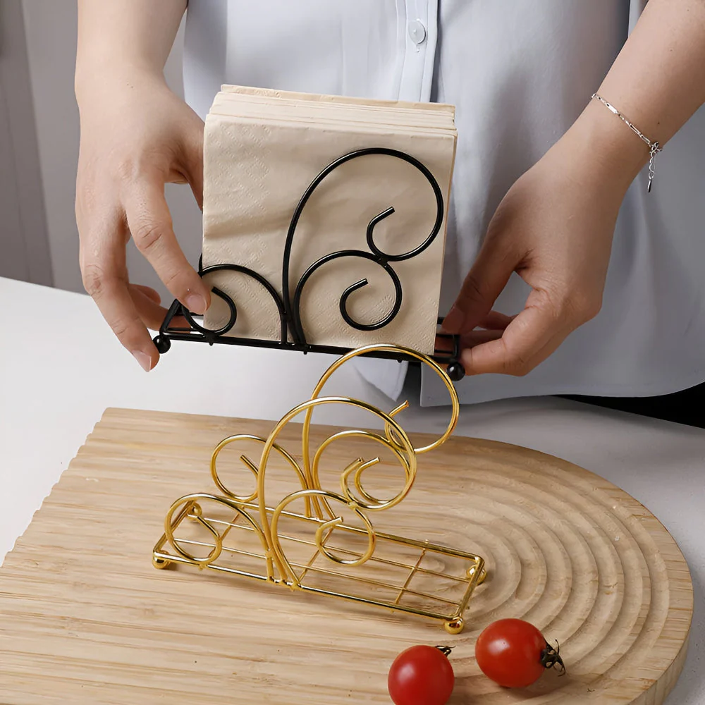 Stylish Swirl Napkin Holder - Image 5