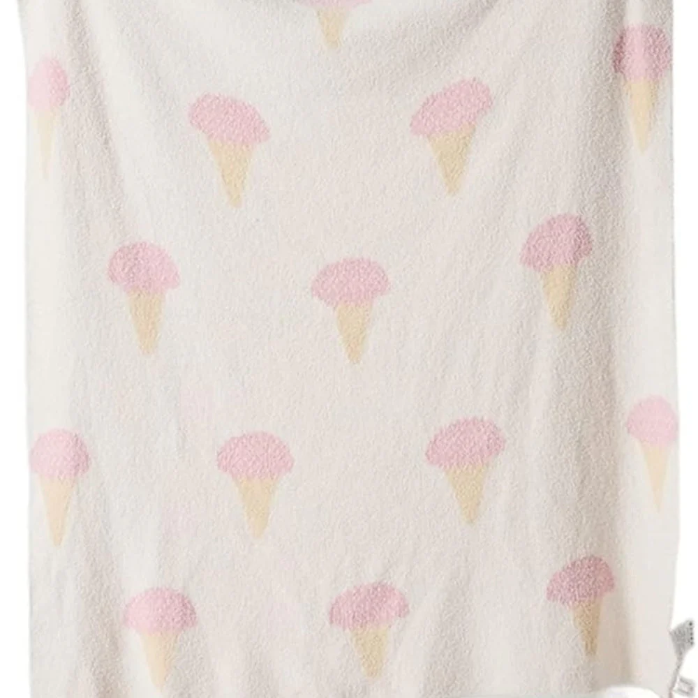 Sucrée Icecream Soft Knit Throw Blanket - Image 6