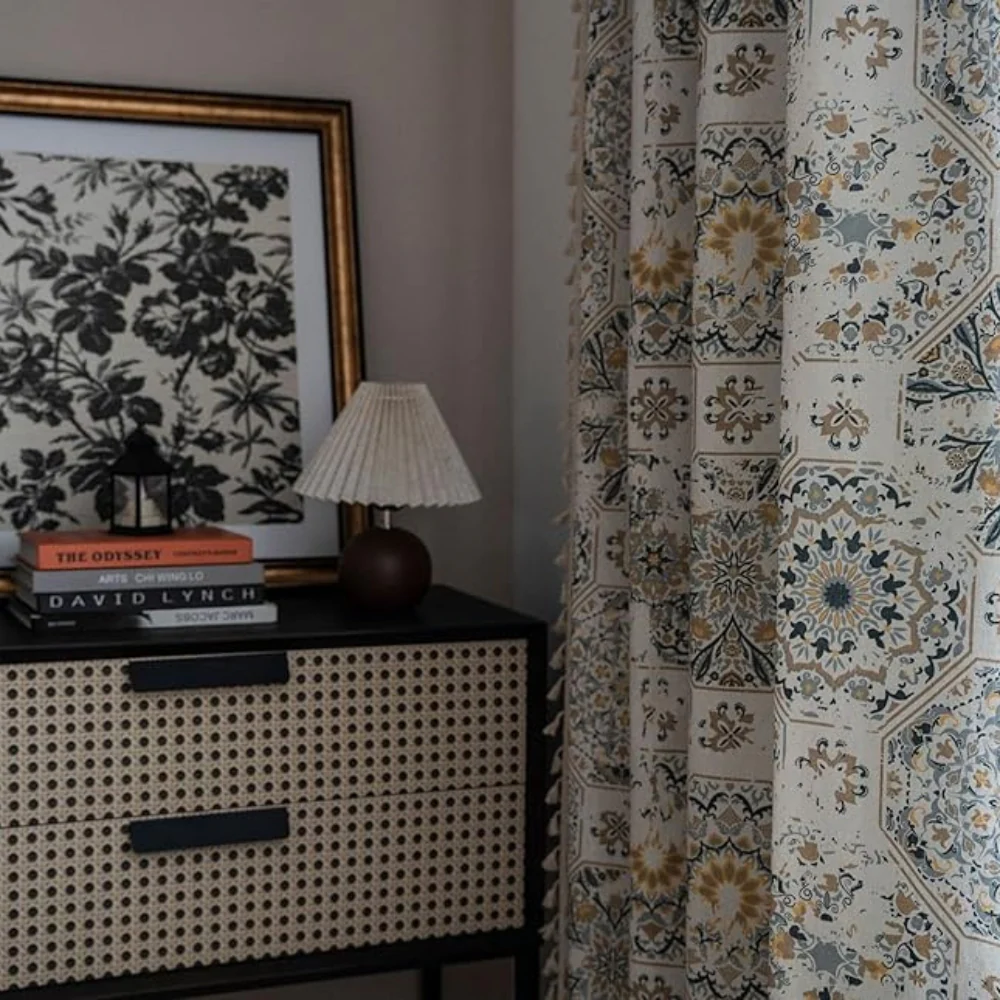 Botanical Bliss Tassel Curtain - Image 3
