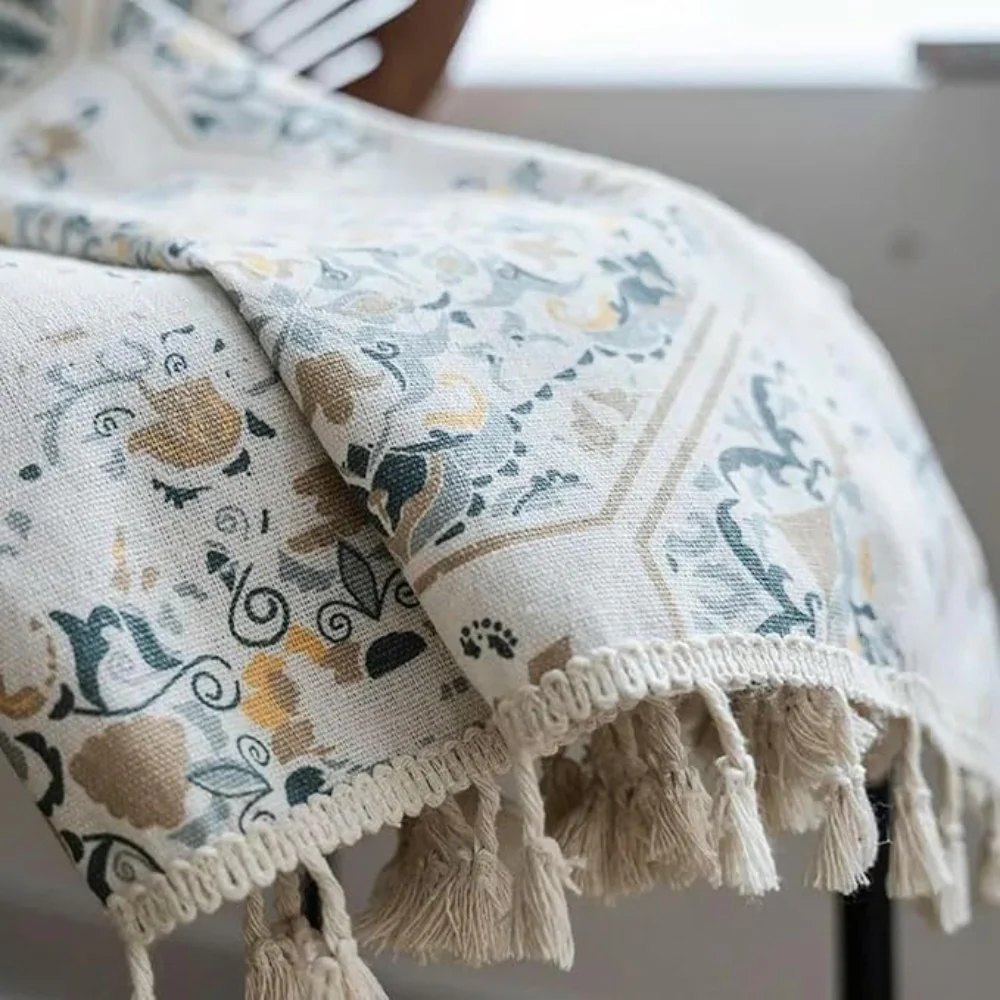 Botanical Bliss Tassel Curtain - Image 7