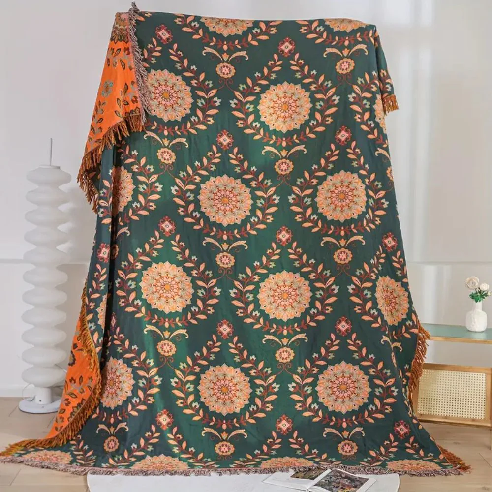 Sunfern Vintage Reversible Cotton Blanket - Image 9