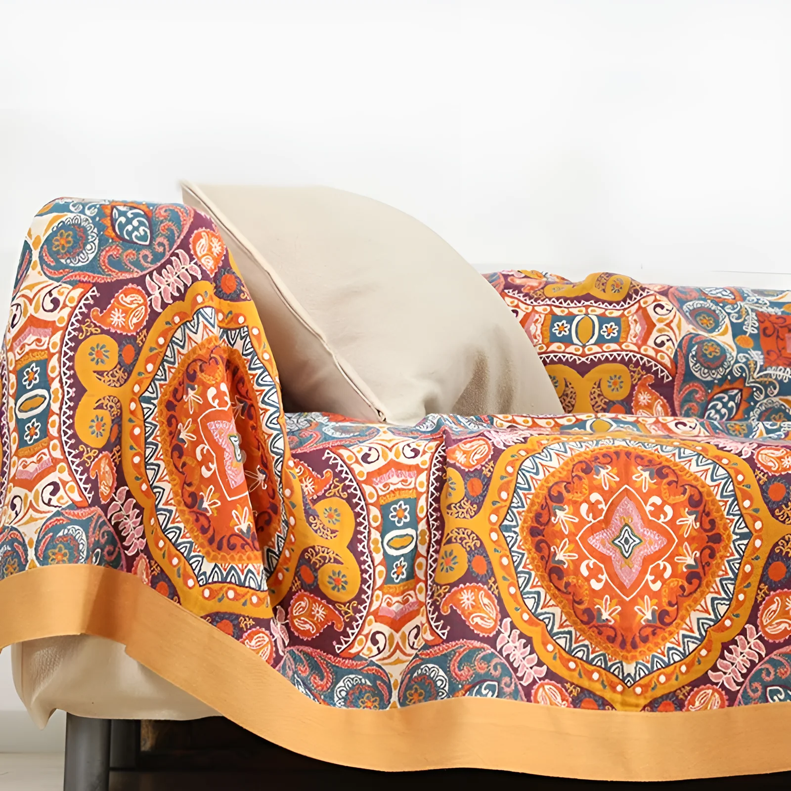 Sunrise Boho Reversible Blanket - Image 6