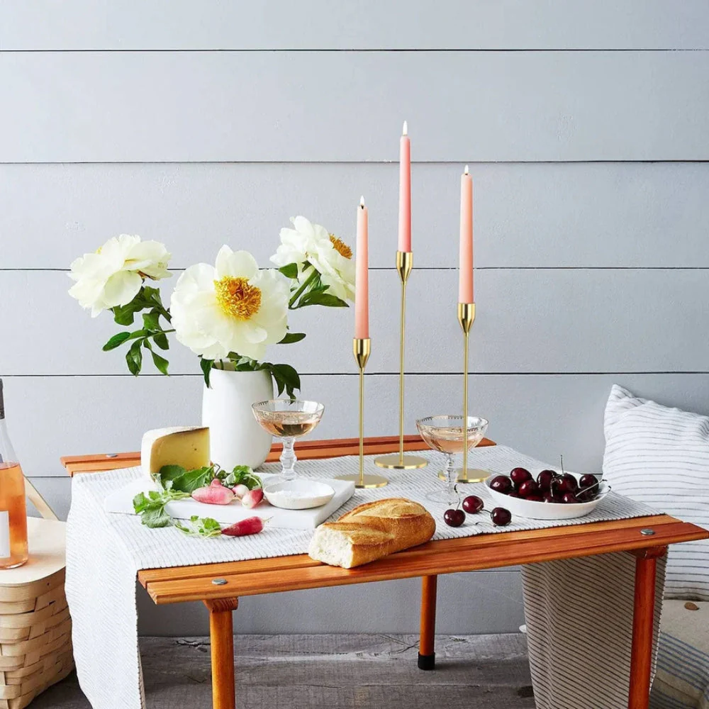 Tall & Chic Trio Candle Holder Set - Image 3
