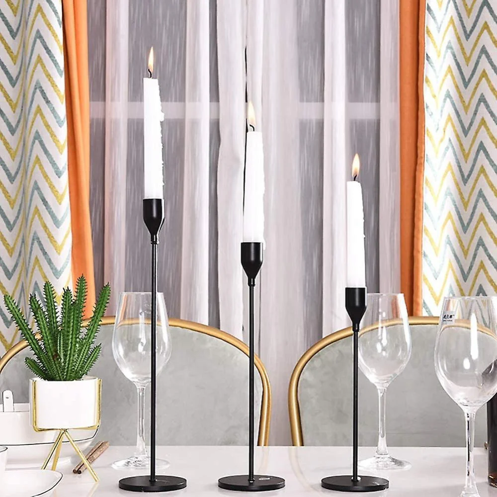 Tall & Chic Trio Candle Holder Set - Image 5