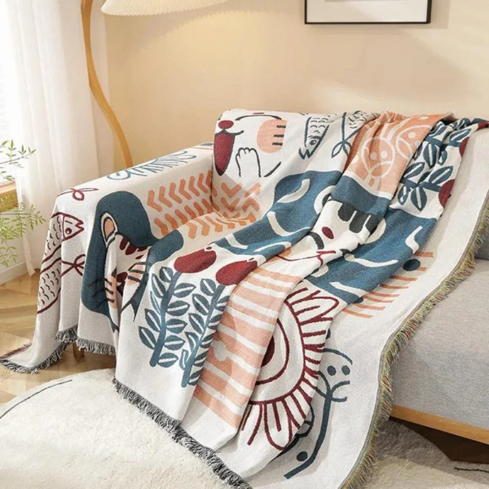 Tassel Tide All-Season Sofa Cover - Image 3