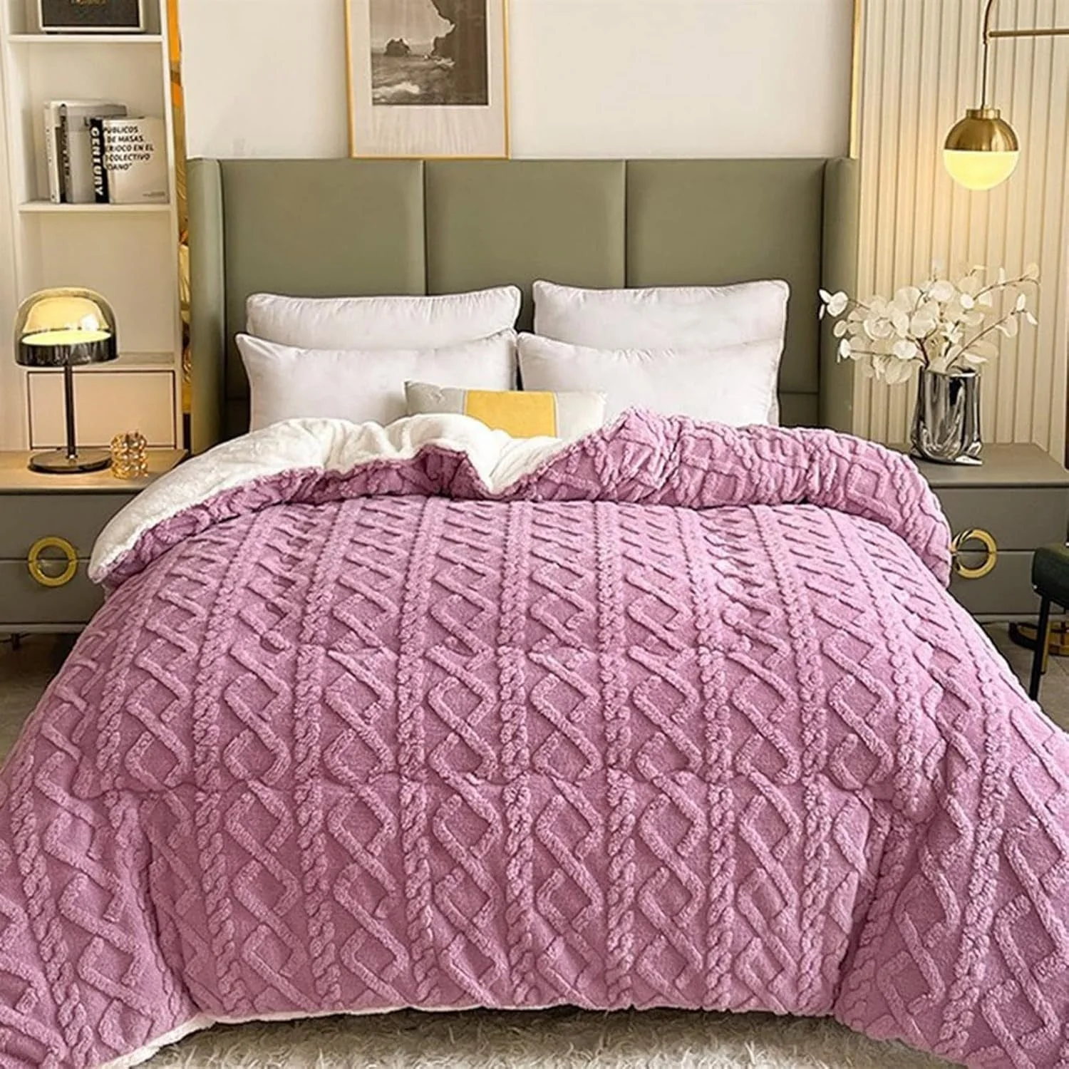 Thick Snuggle Sherpa Blanket - Image 10