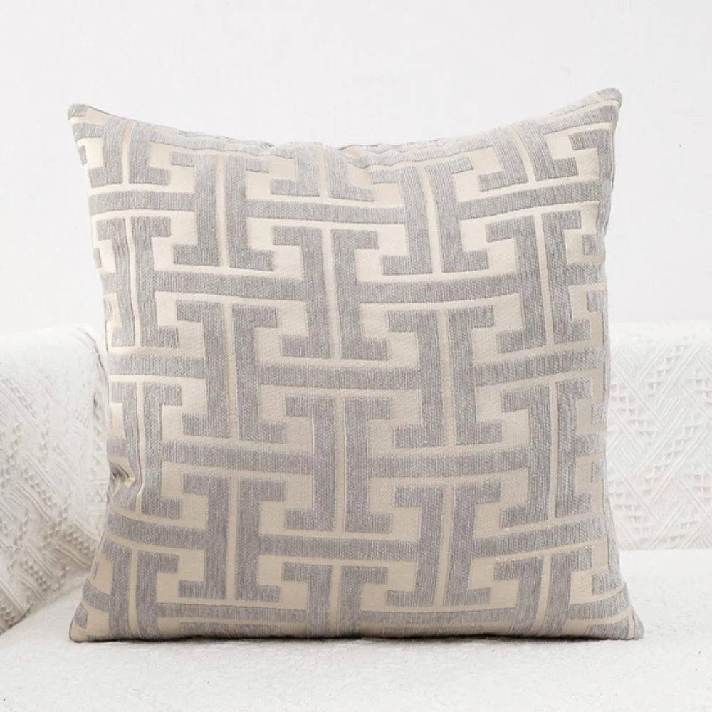Timeless Maze Pattern Cushion Cover - Image 2