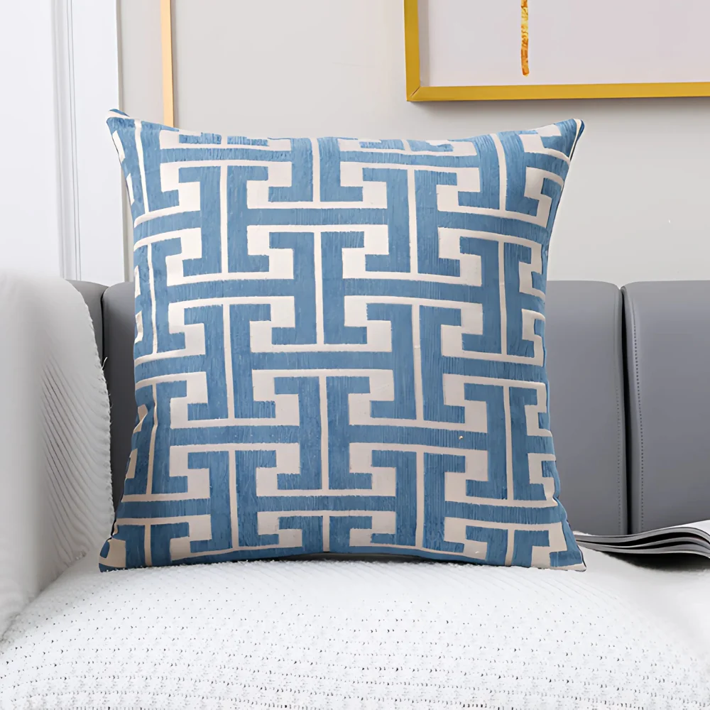 Timeless Maze Pattern Cushion Cover - Image 6