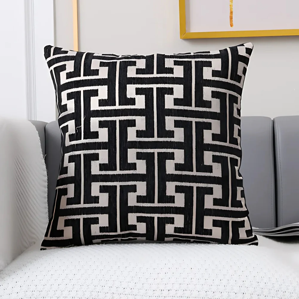 Timeless Maze Pattern Cushion Cover - Image 8