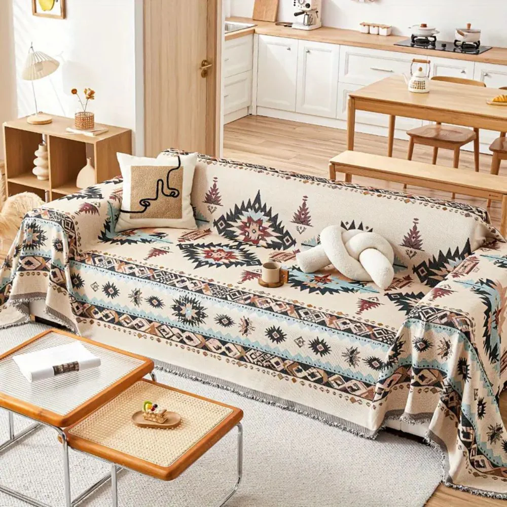 Tribal Weave Sofa Cover - Image 6