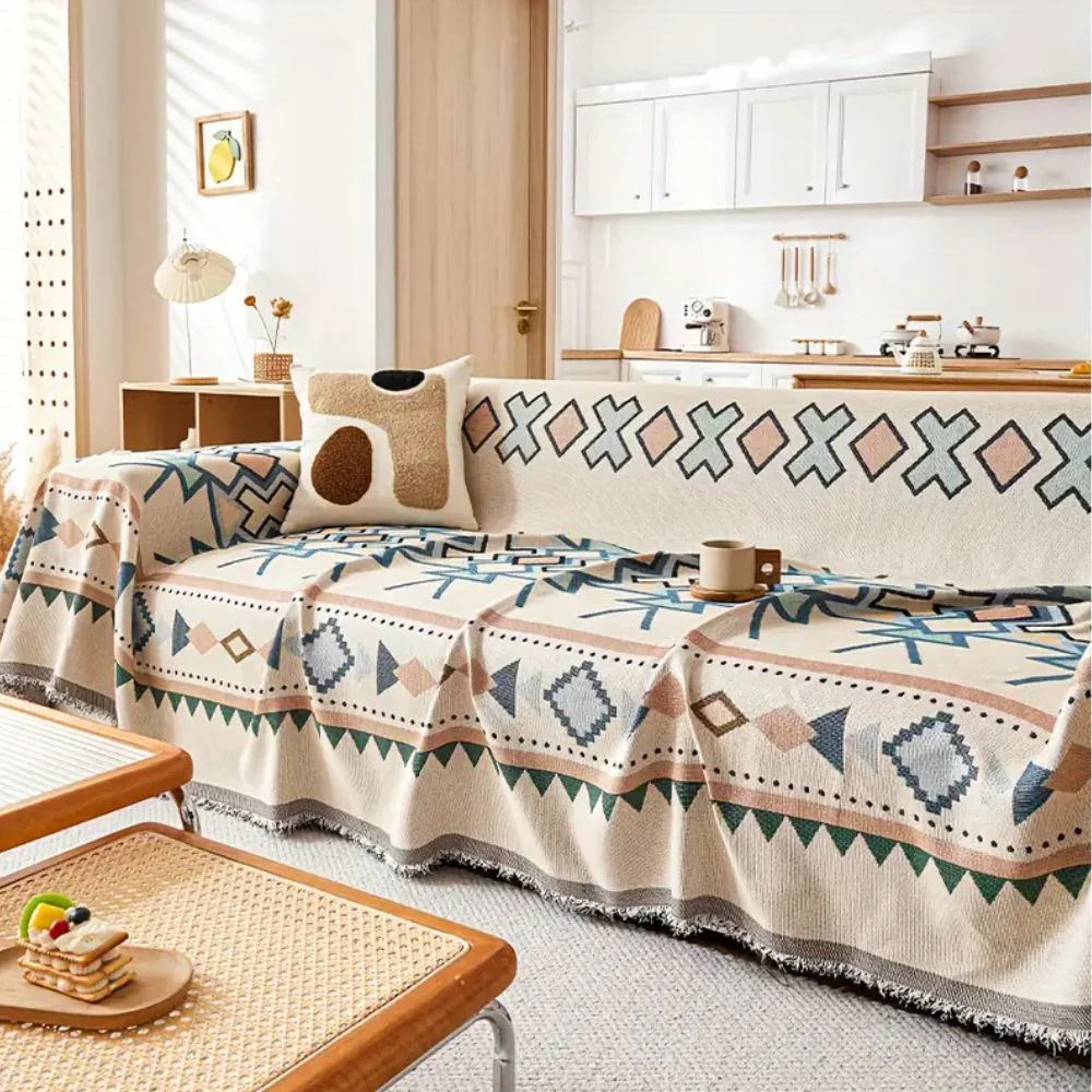 Tribal Weave Sofa Cover - Image 8