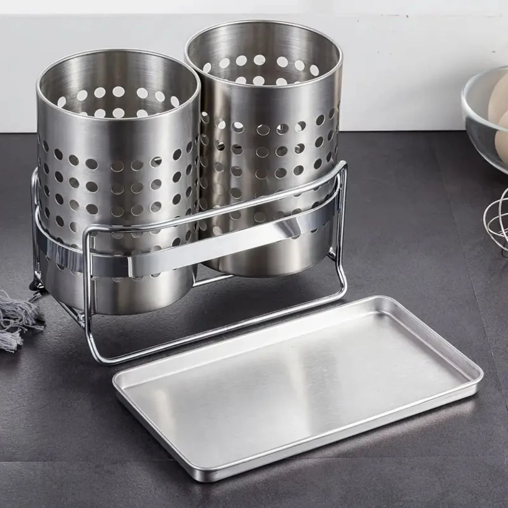 Trivent Stainless Kitchen Cutlery Organizer - Image 5
