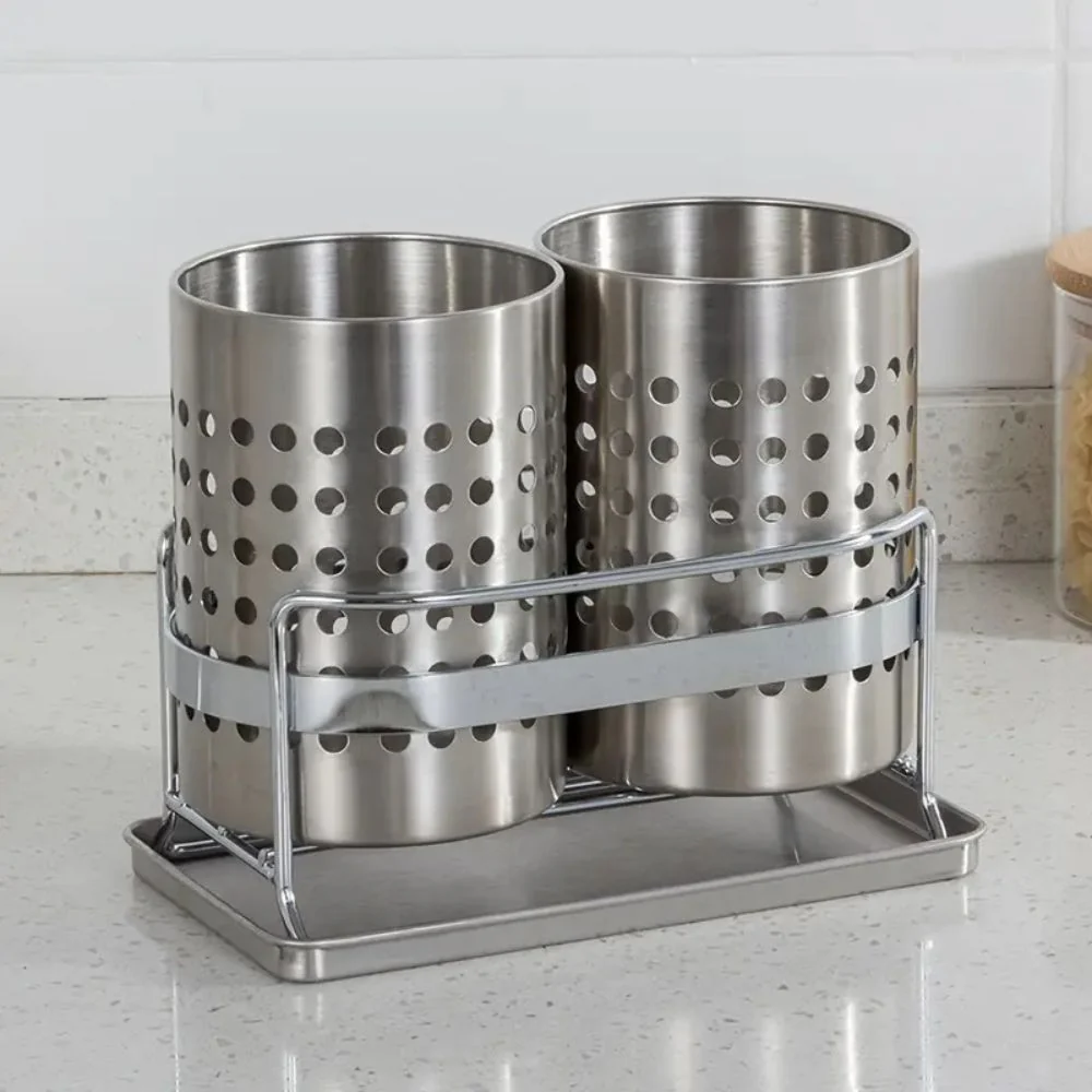 Trivent Stainless Kitchen Cutlery Organizer - Image 9