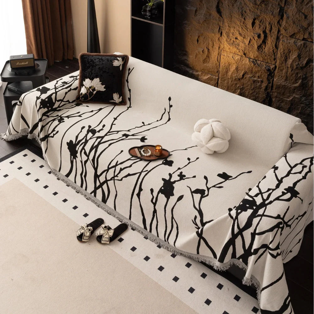 Twilight Branches Chenille Sofa Cover - Image 2