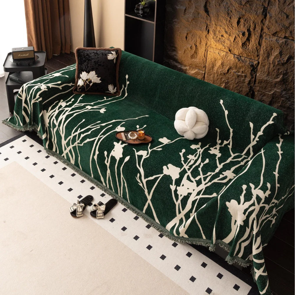 Twilight Branches Chenille Sofa Cover - Image 7