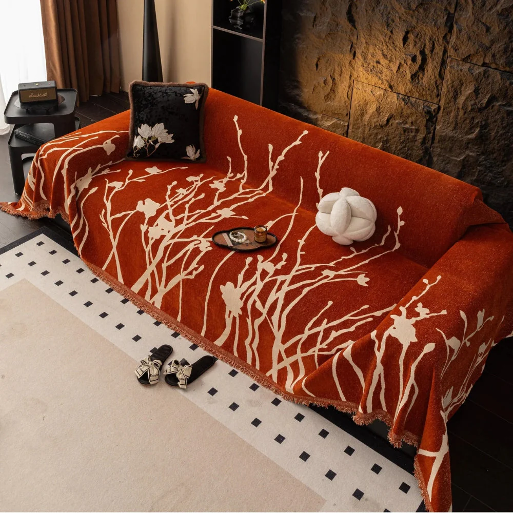 Twilight Branches Chenille Sofa Cover - Image 8
