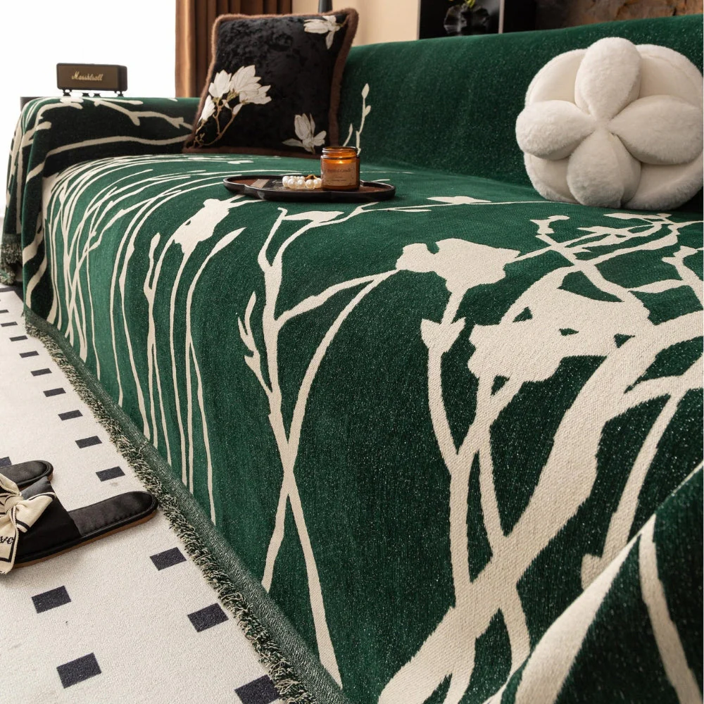 Twilight Branches Chenille Sofa Cover - Image 9