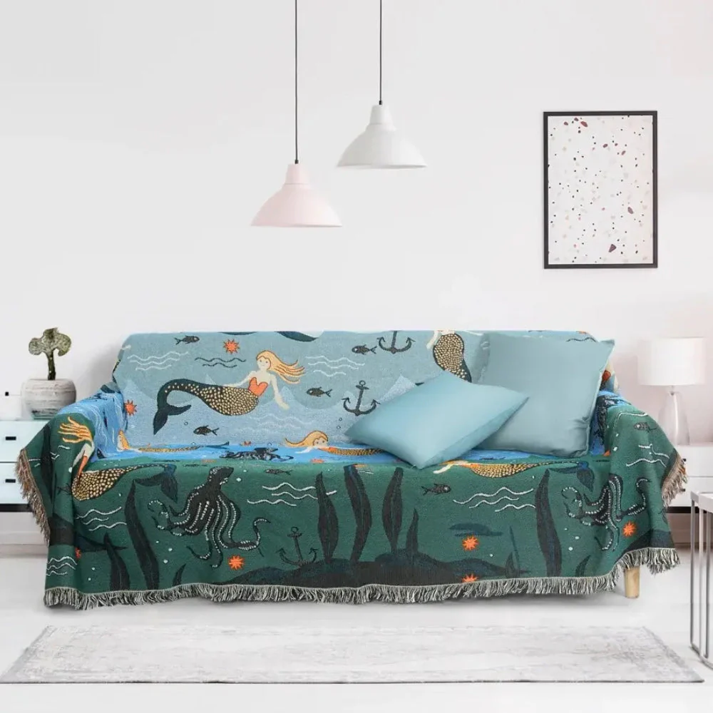 Underwater Mermaid Sofa Cover - Image 2