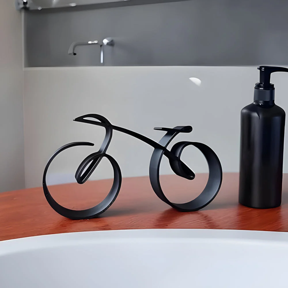 Urban Cyclist Abstract Decor