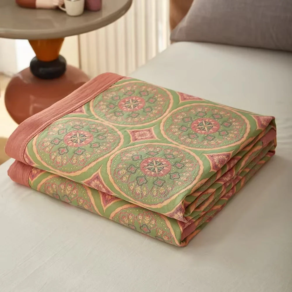 Velina Reversible Cotton Summer Blanket - Image 4