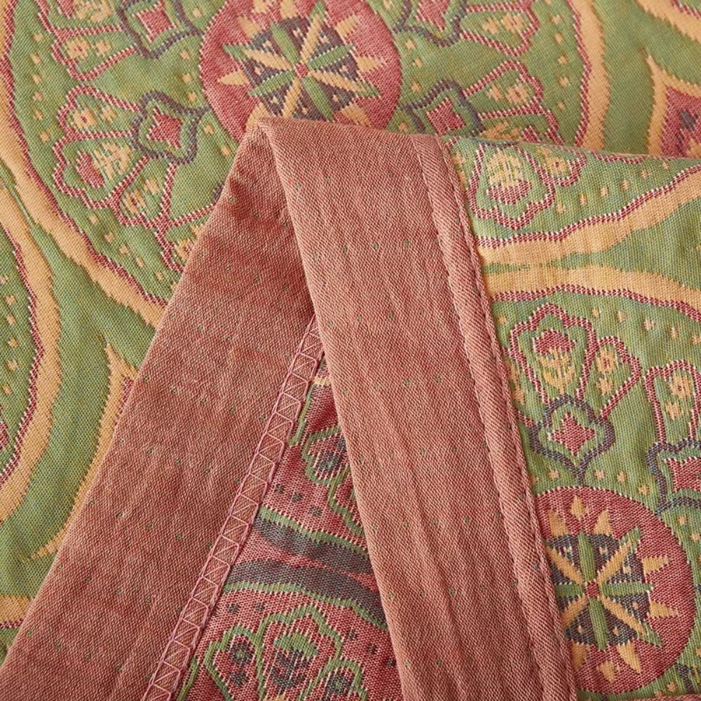 Velina Reversible Cotton Summer Blanket - Image 8