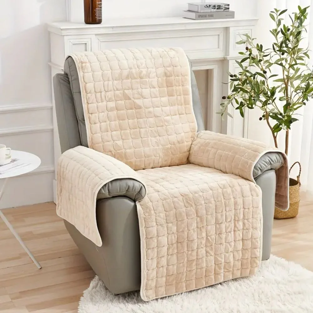 Velvet Grid Recliner Cover - Image 6