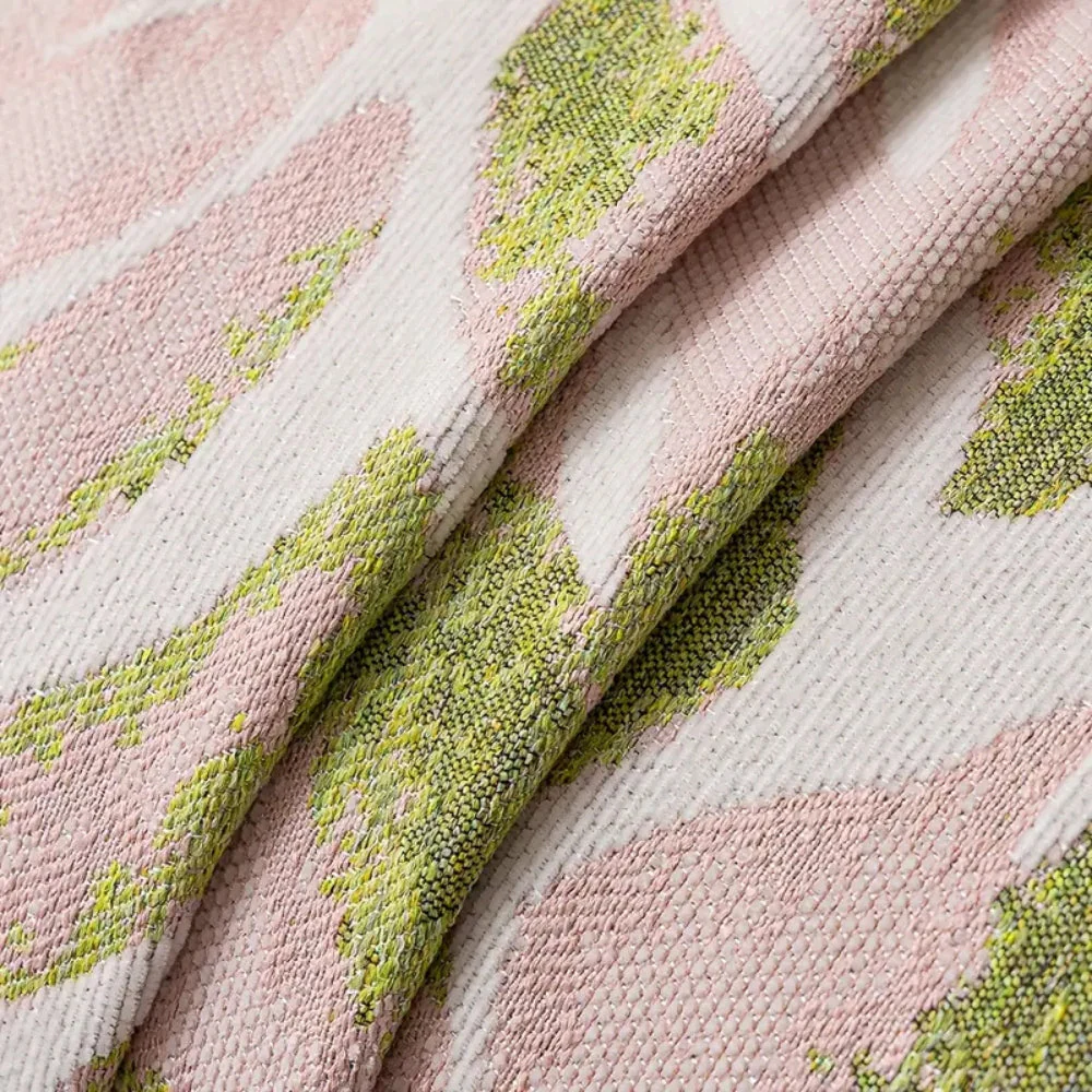 Verdure Leaf Pattern Chenille Sofa Cover - Image 10