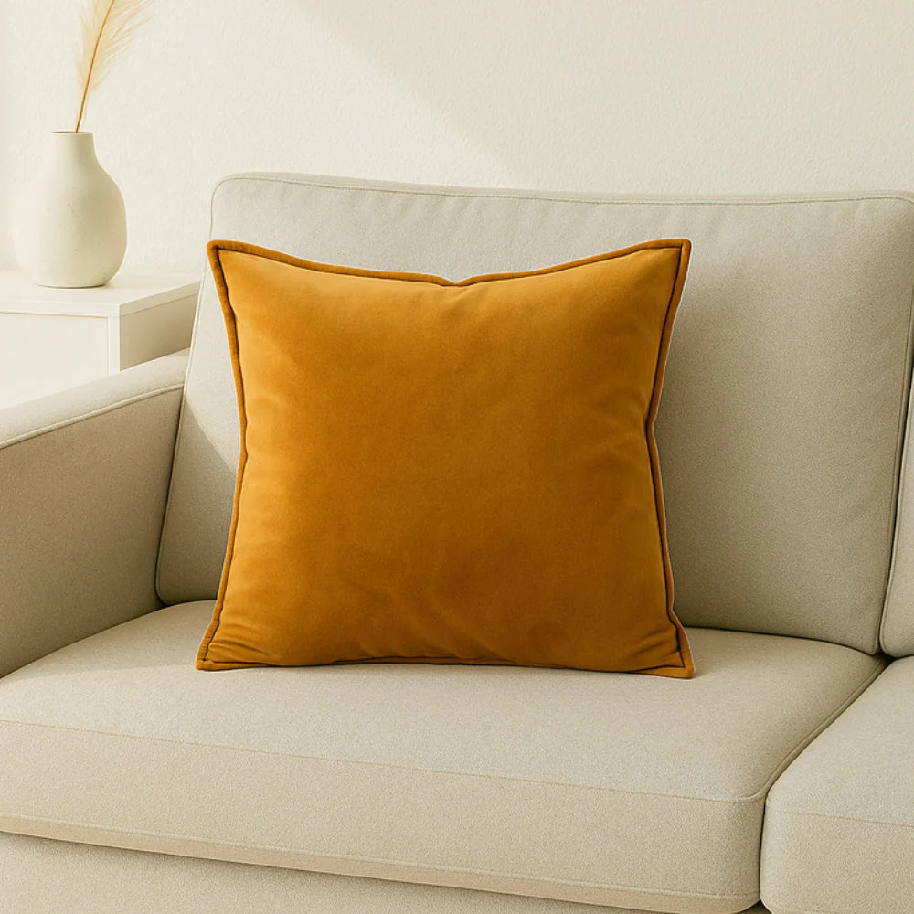 Vesta Nordic Faux Leather Cushion Cover