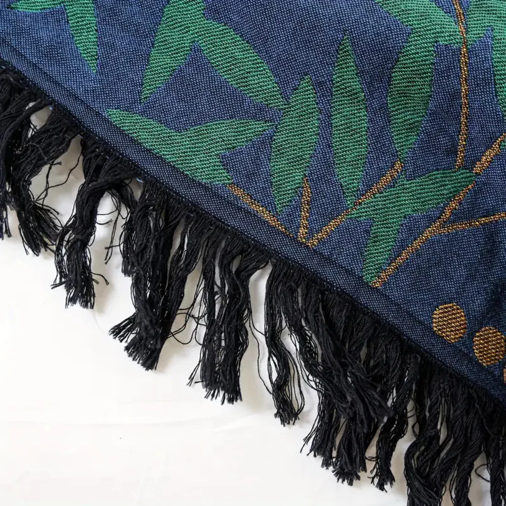 Vibrant Begonia Fruit Tassel Blanket - Image 7