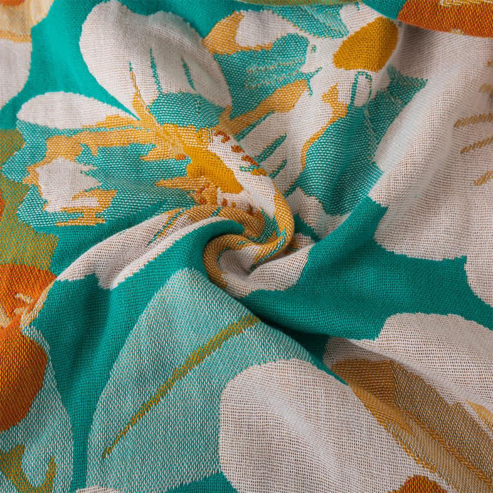 Vibrant Petals Gauze Bath Towel - Image 2