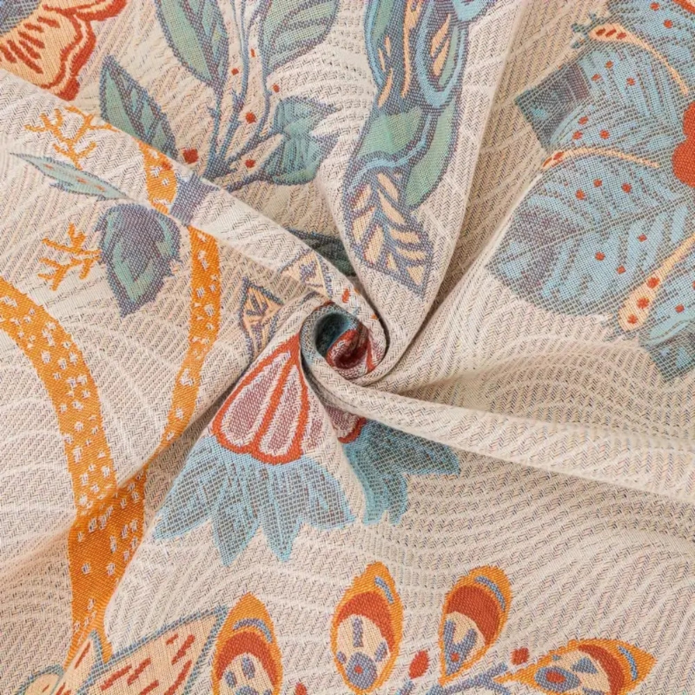 Vineyard Blossom Reversible Cotton Blanket - Image 4