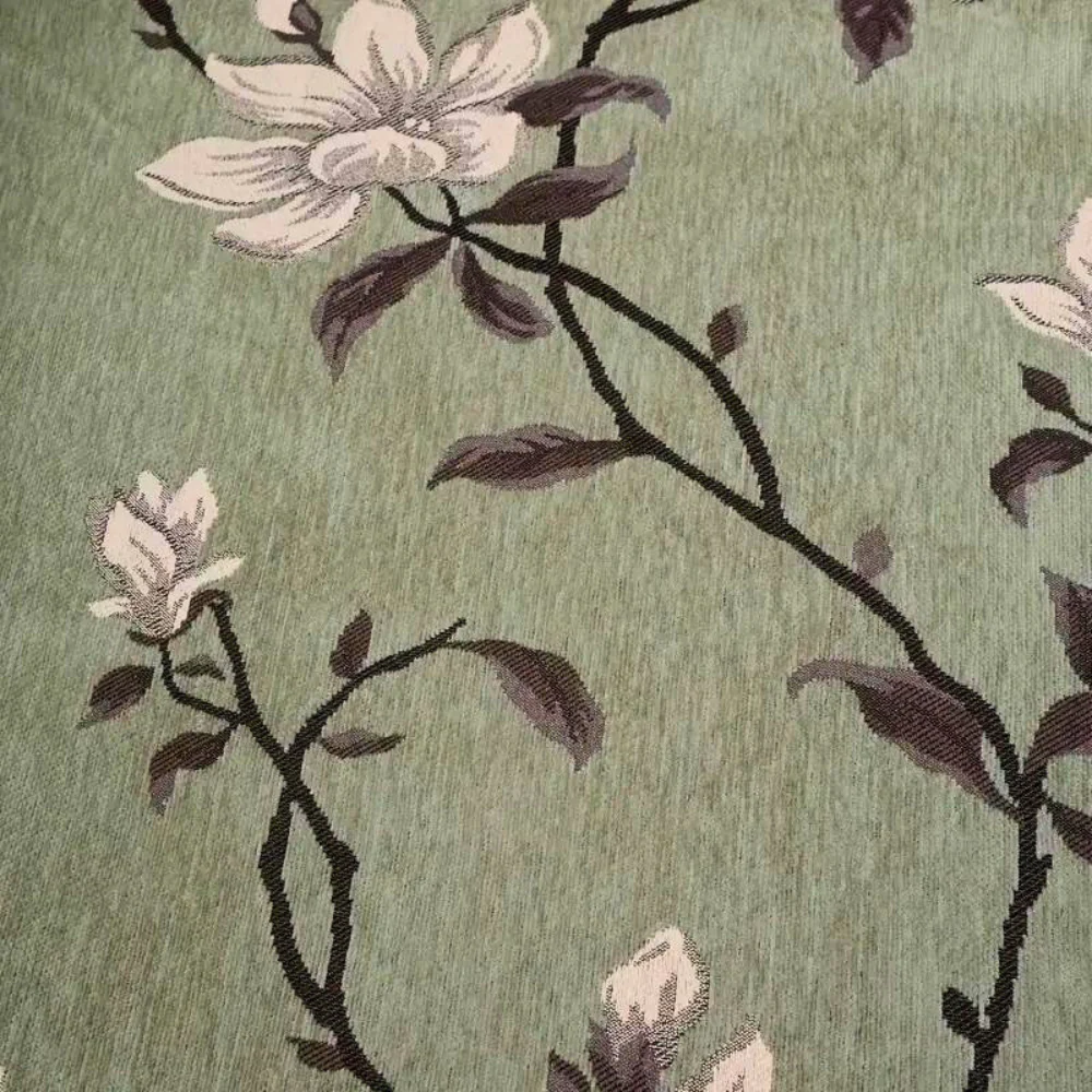 Vintage Floral Chenille Sofa Cover - Image 7