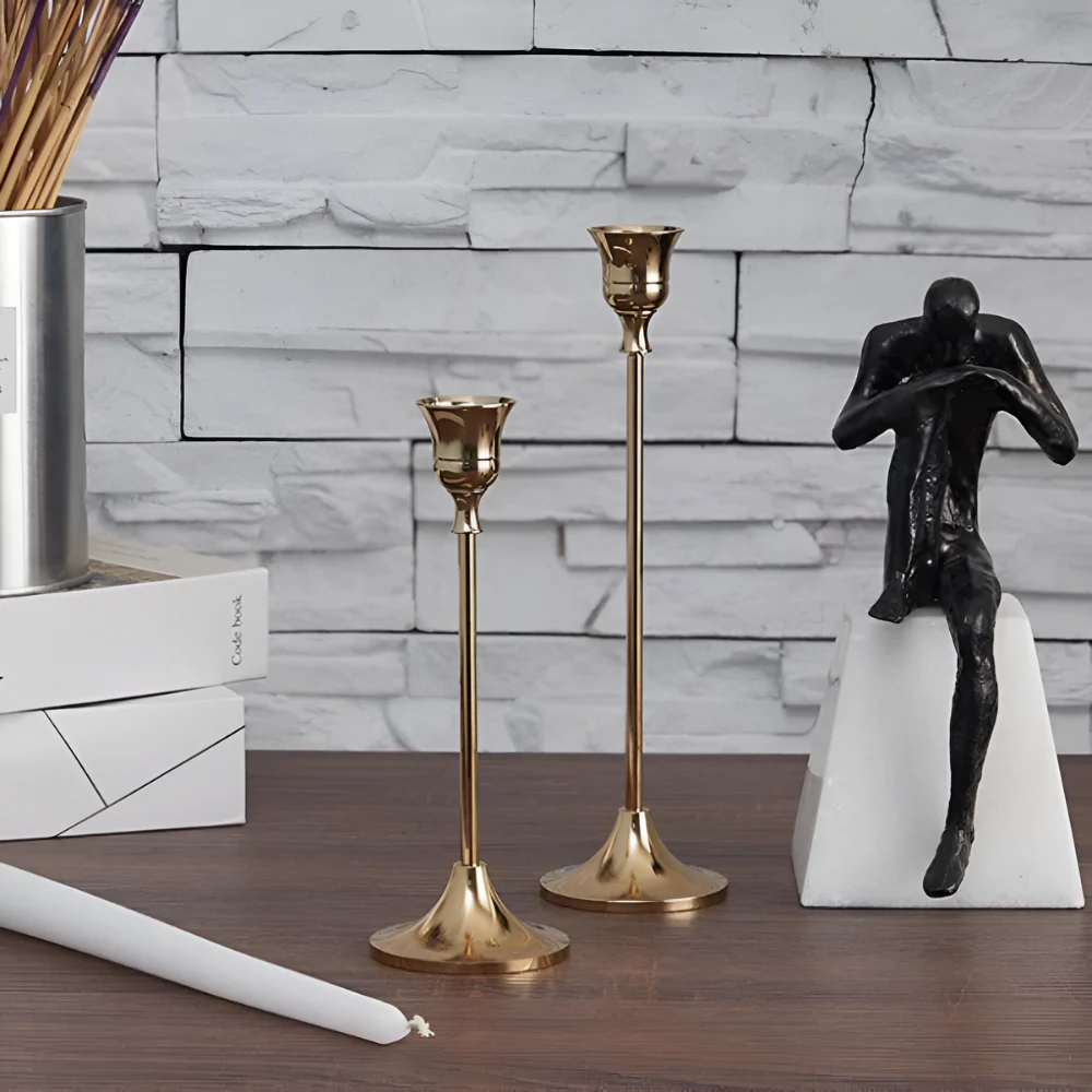 Vintage Style Candle Holder | 3Pcs Set - Image 4