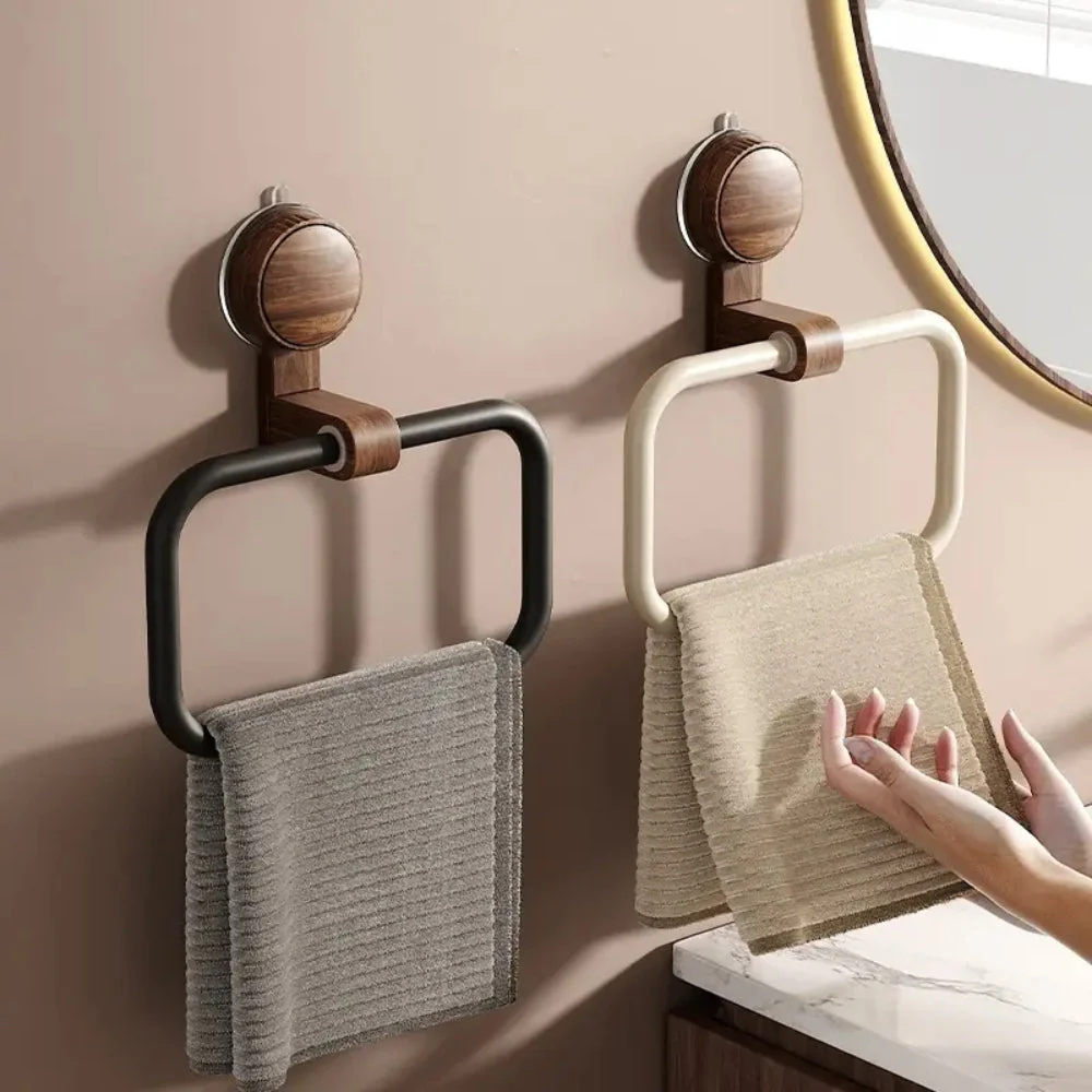Vintage Wood Removable Towel Rack