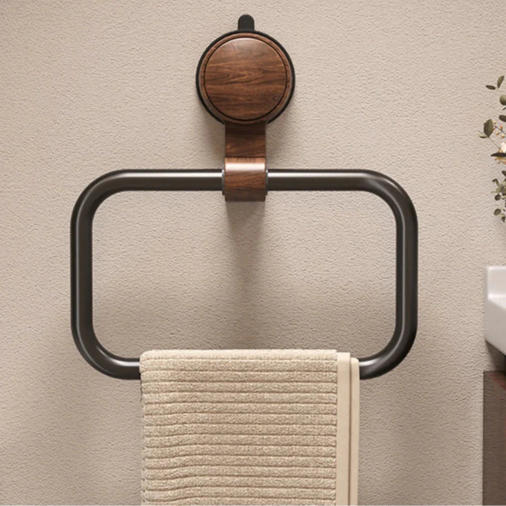Vintage Wood Removable Towel Rack - Image 3