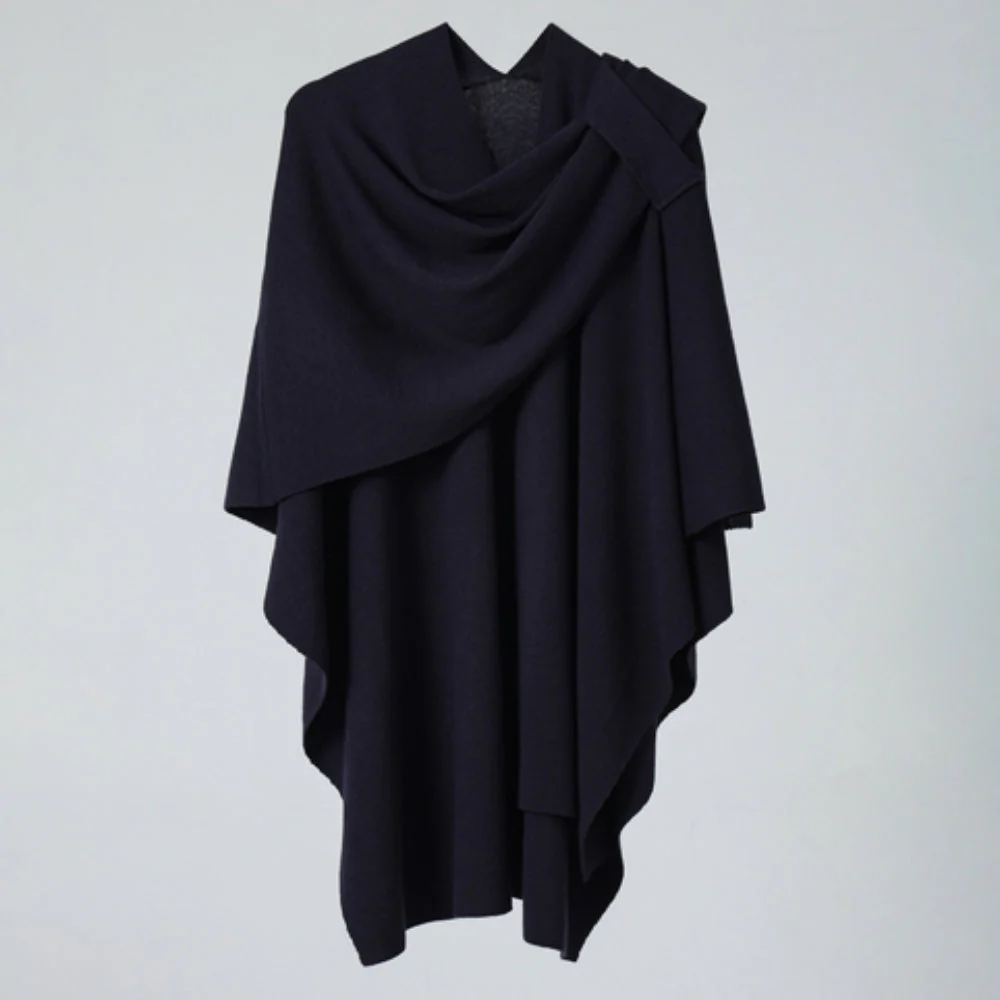 Virelli Poncho Lightweight Shawl Coat - Image 9