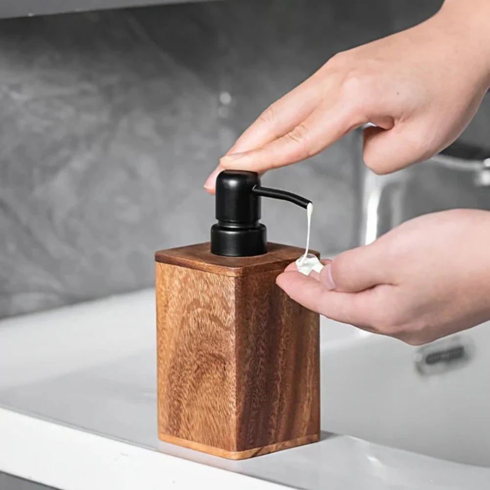 Walnut Aura Lotion & Soap Dispenser - Image 4