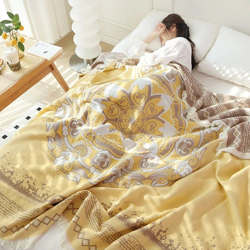 Wander Cotton Boho Mandala Blanket - Image 6