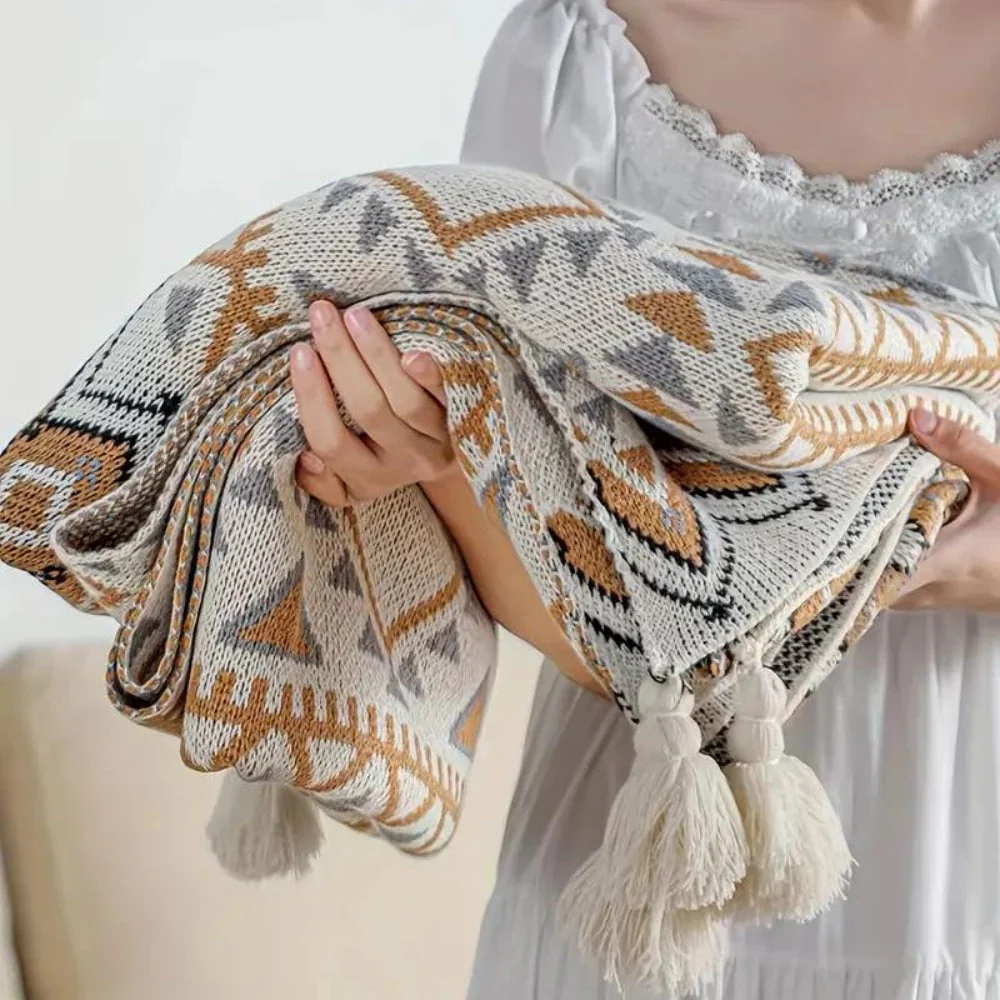 Wanderlust Boho Chic Blanket - Image 5
