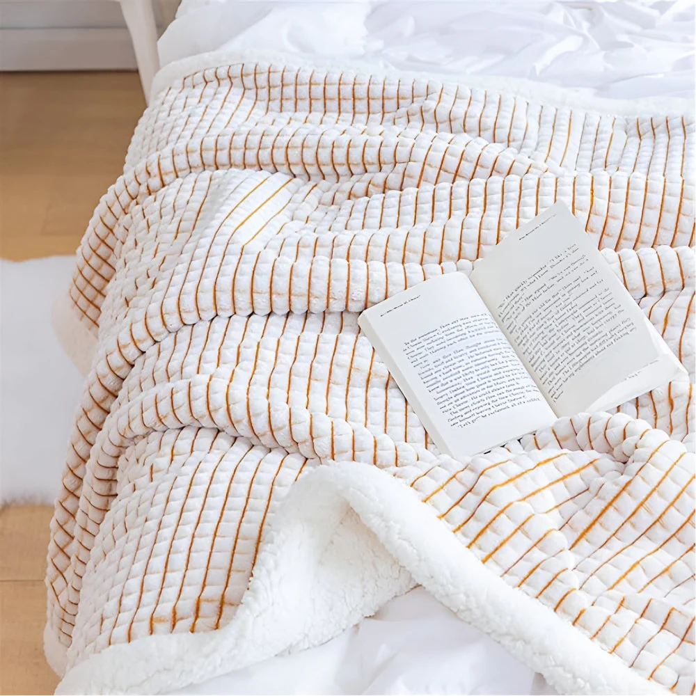 Warm Waffle Sherpa Blanket - Image 4
