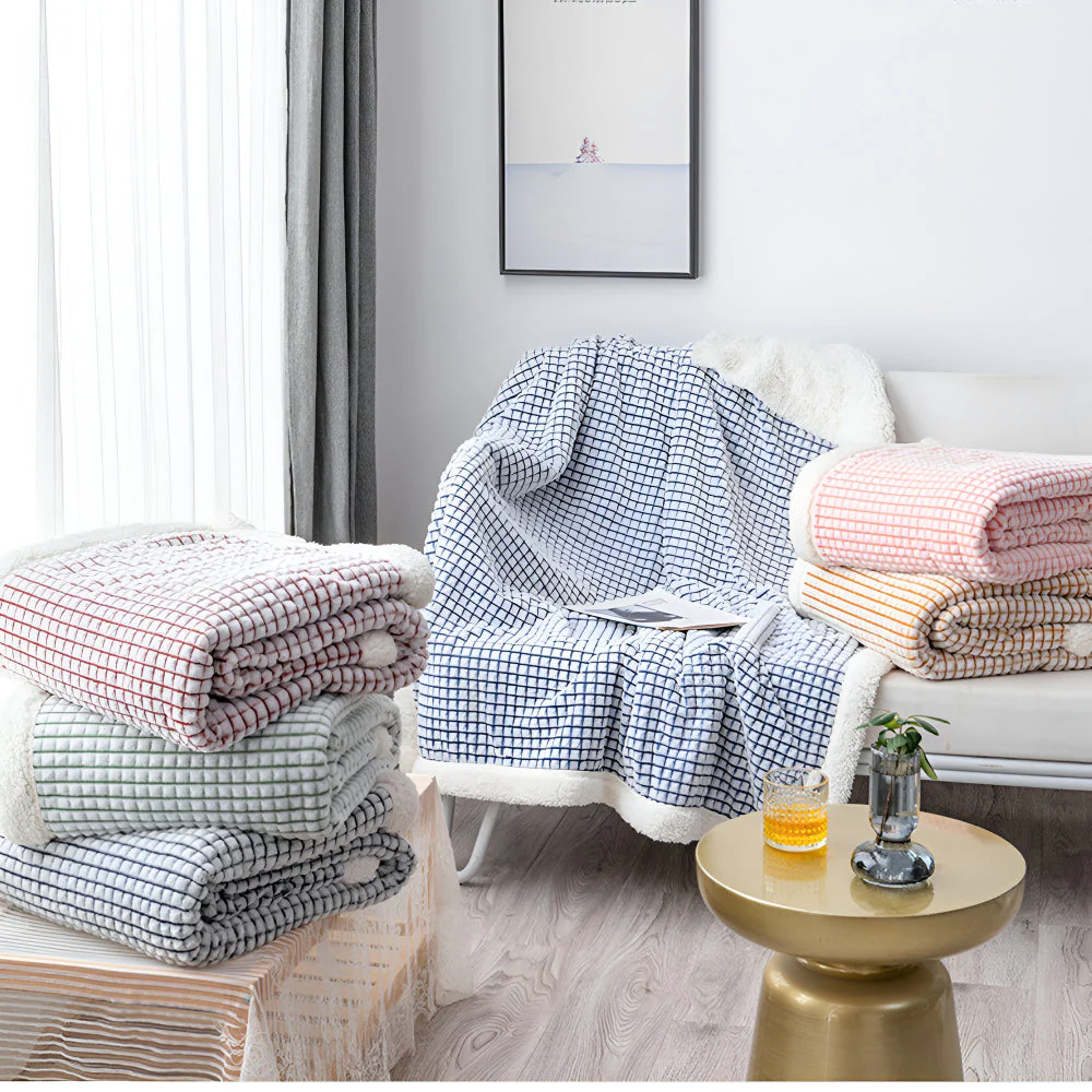Warm Waffle Sherpa Blanket - Image 7